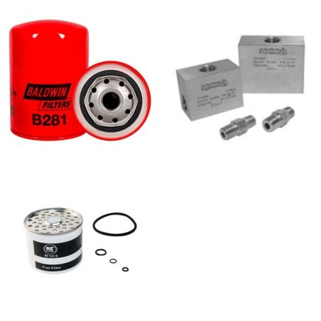 Filter kit for New Holland (SPERRY) 1530 with Ford 2713E Engine