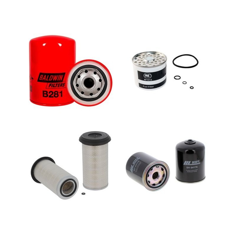 Filter kit for New Holland (SPERRY) 8060 with Ford Engine