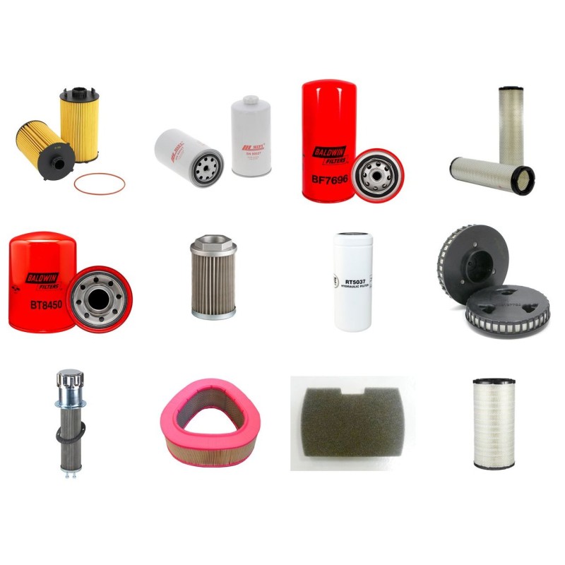 Filter kit for New Holland CSX7060 with Cursor 9 Engine Year 9.06-