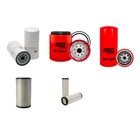 NEW HOLLAND CX 860 Filter Service Kit Air Oil Fuel Filters w/Iveco CURSOR Eng.   YR  2002-