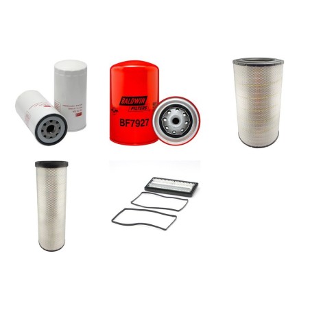 NEW HOLLAND FX 60 Filter Service Kit Air Oil Fuel Filters w/Iveco CURSOR Eng.