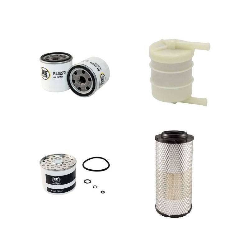 OSTLER TL 50 Filter Service Kit Air Oil Fuel Filters w/Perkins 404D-22 Eng.