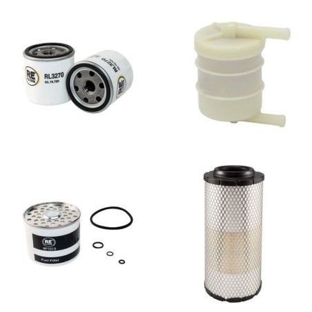 OSTLER TL 50 Filter Service Kit Air Oil Fuel Filters w/Perkins 404D-22 Eng.
