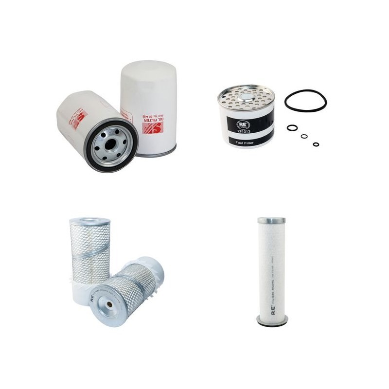 PASQUALI ERGO 8.65 Filter Service Kit Air Oil Fuel Filters w/VM 28B/3 Eng.