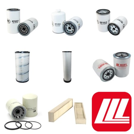 CHALLENGER SP 165 Filter Service Kit w/Cummins 6BT Eng.