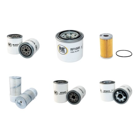 RANSOMES JACOBSEN MOTOR 350 D Filter Service Kit w/Kubota V1702 Eng.