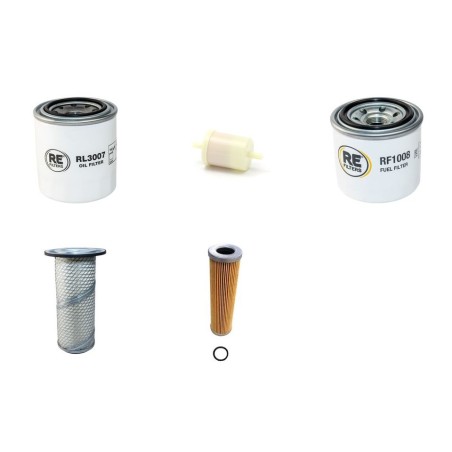 RASANT BERGTRAC 1305 Filter Service Kit w/Kubota V1305 Eng.