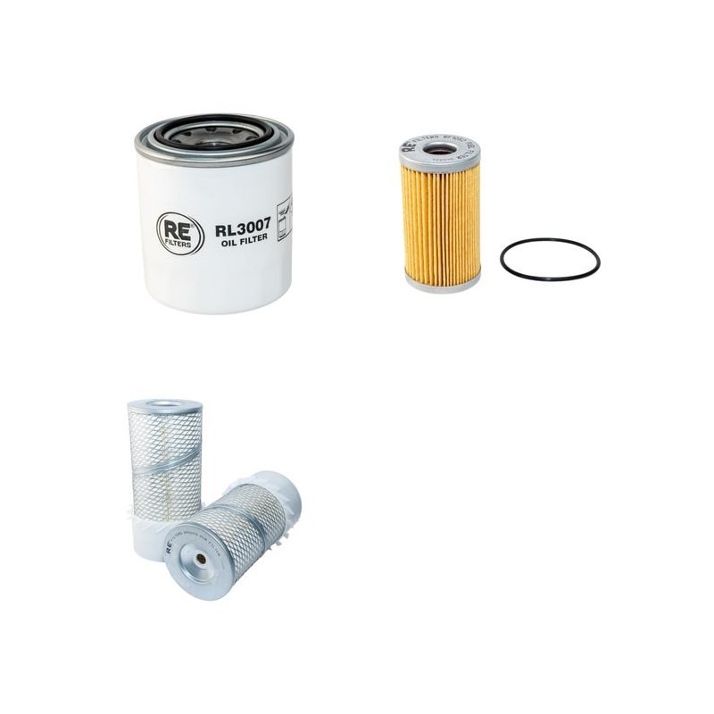 RASANT KOMBI-TRACK 1503 Filter Service Kit Air Oil Fuel Filters w/Kubota V1505 Eng.