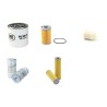 RASANT KOMBI TRAC 9045H Filter Service Kit w/Kubota V 2203 Eng.