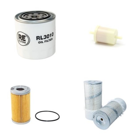 RASANT KOMBI-TRACK 9045H Filter Service Kit Air Oil Fuel Filters w/Kubota V 2203 Eng.