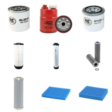 REFORM METRAC G 5X Filter Service Kit w/Kubota V 2403-M-T-EU4 Eng.   YR  2011-