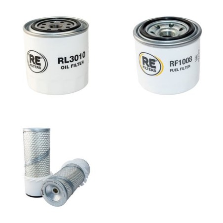REFORM MULI 30 Filter Service Kit Air Oil Fuel Filters w/Kubota D1402B Eng.