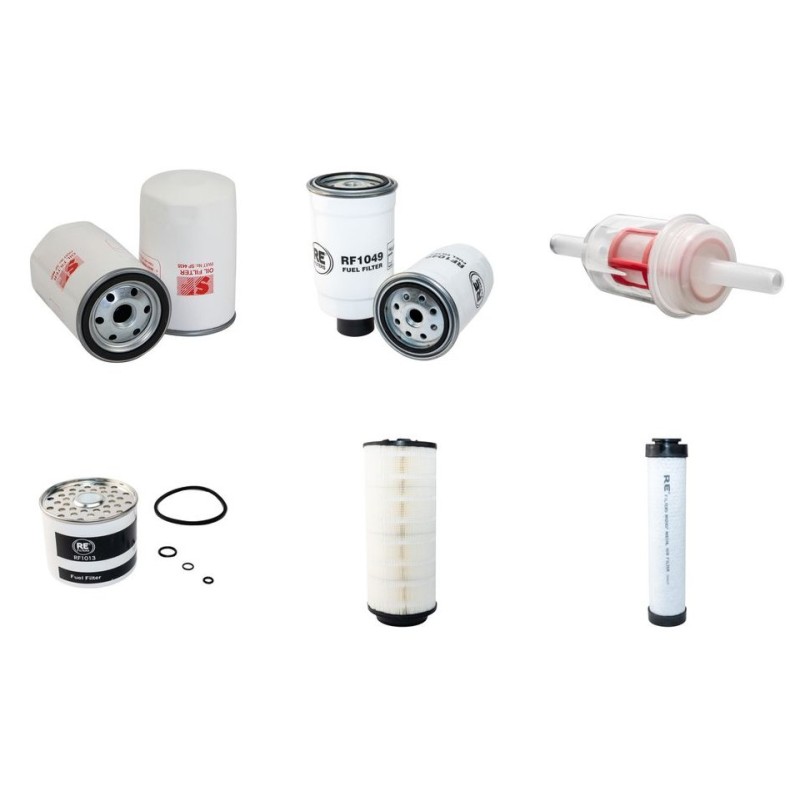 REFORM MULI 575 VM Filter Service Kit Air Oil Fuel Filters w/Perkins 704.TE2 Eng.