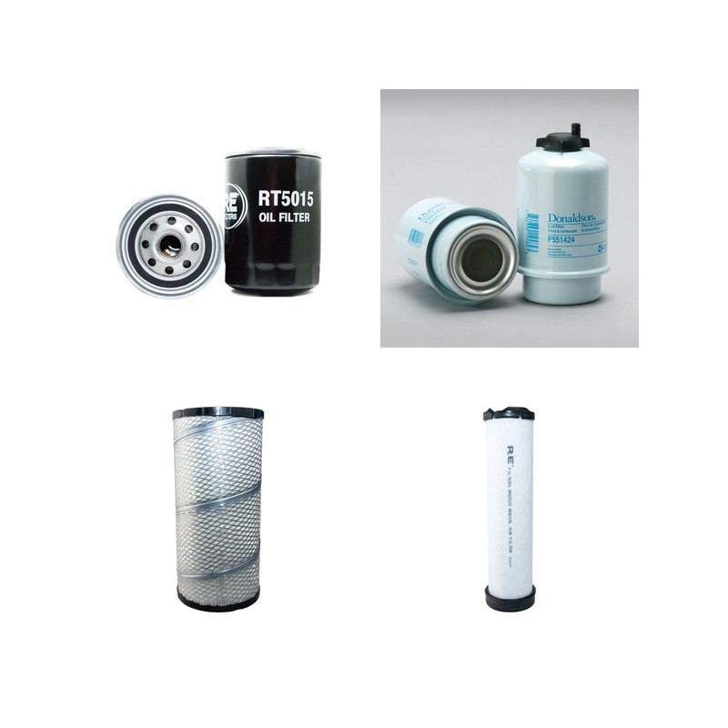 RENAULT ARES 540 (RX/RZ) Filter Service Kit Air Oil Fuel Filters w/J.D. 4039TRT Eng.   YR  -2.01