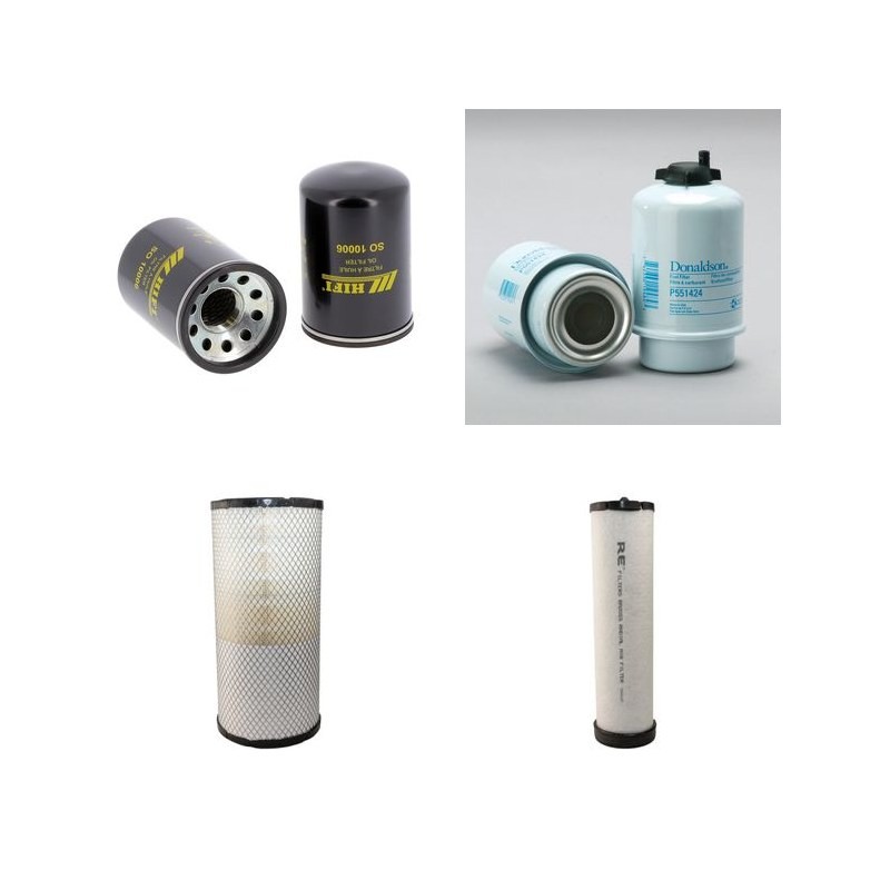 RENAULT ARES 610 (RX/RZ) Filter Service Kit Air Oil Fuel Filters w/JOHN DEERE Eng.   YR  3.01-