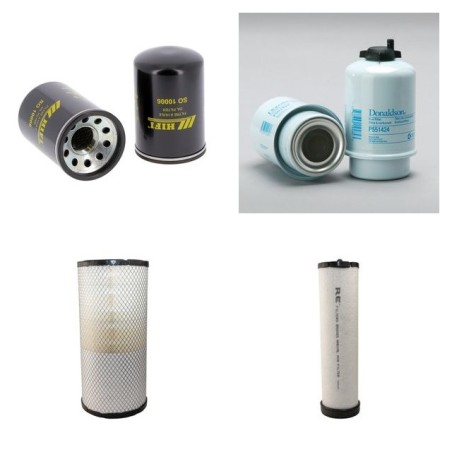 RENAULT ARES 610 (RX/RZ) Filter Service Kit Air Oil Fuel Filters w/JOHN DEERE Eng.   YR  3.01-
