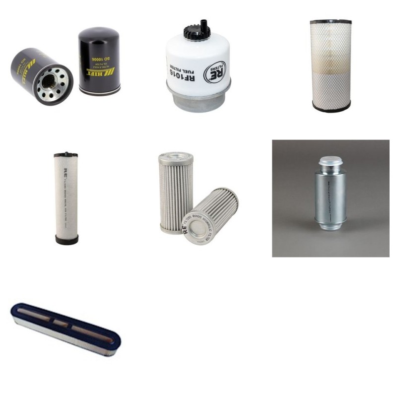 RENAULT TEMIS 550X Filter Service Kit w/JOHN DEERE 4045TRT52 Eng.