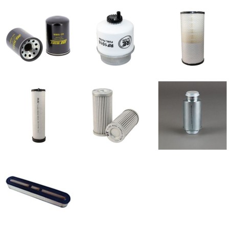 RENAULT TEMIS 550X Filter Service Kit w/JOHN DEERE 4045TRT52 Eng.