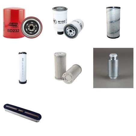 RENAULT TEMIS 610 X/Z Filter Service Kit w/Iveco 8065.05NA 109HP/PS Eng.   YR  6.2000-