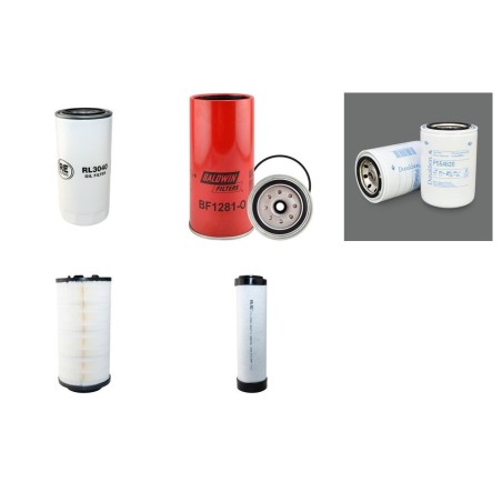 RIGITRAC SKH 120 Filter Service Kit Air Oil Fuel Filters w/Deutz BF 4M2012C Eng.   YR  2004-