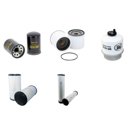 ROTTNE F 9 SOLID Filter Service Kit w/JOHN DEERE 4045T Eng.