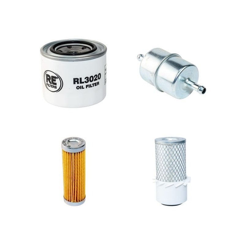 SABO 600-3D Filter Service Kit Air Oil Fuel Filters w/Kubota D640 Eng.