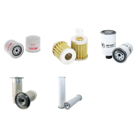 SAME SILVER 100.6 Filter Service Kit Air Oil Fuel Filters w/1000.6A Eng. SN  -4653 YR  1997- 100 CH