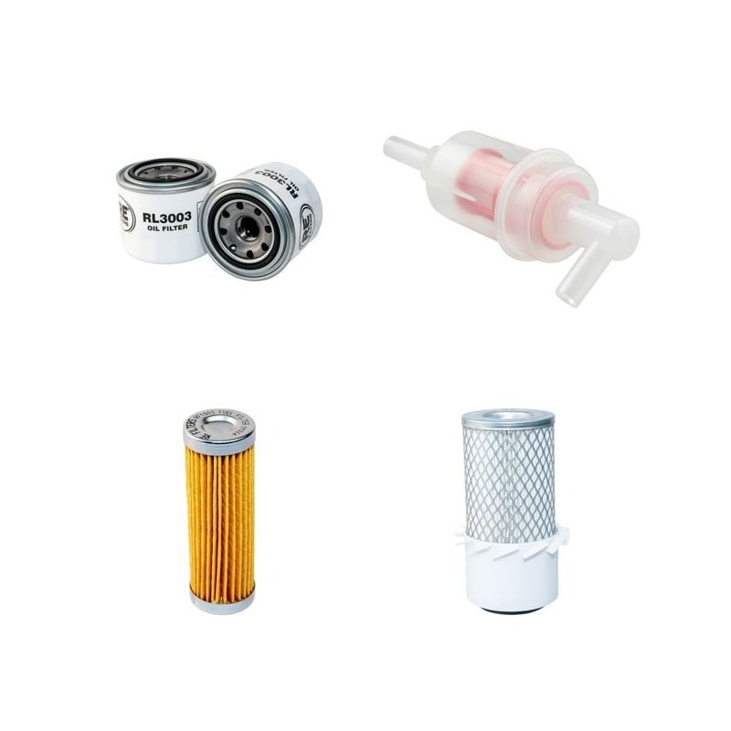 SCHAEFFER 214 Filter Service Kit Air Oil Fuel Filters w/Kubota Z 600 Eng.