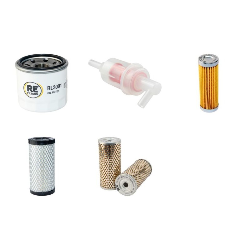 Schaeffer 217 Filter Service Kit w/ Kubota D722 Engine ( Air Filter W/O Fins)