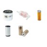 Schaeffer 217 Filter Service Kit w/ Kubota D722 Engine ( Air Filter W/O Fins)