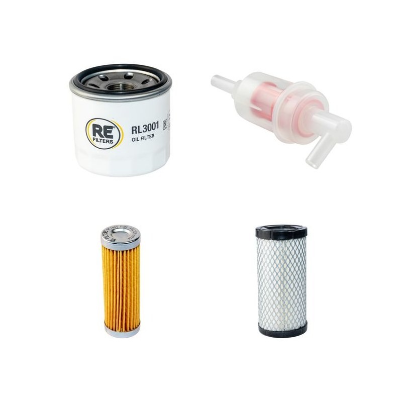 Schaeffer 217 Filter Service Kit Air, Oil, Fuel Filters ( Air Filter W/O Fins)