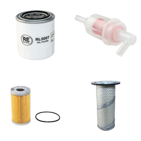 SCHAEFFER 332 Filter Service Kit Air Oil Fuel Filters w/Kubota D 1403 Eng.