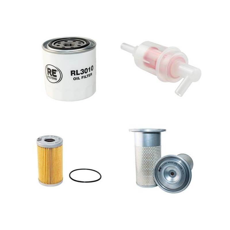 Schaeffer 442 Filter Service Kit W/Kubota V1903 Engine - Air, Oil, Fuel Filters