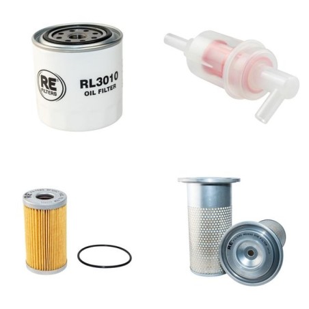 Schaeffer 442 Filter Service Kit W/Kubota V1903 Engine - Air, Oil, Fuel Filters