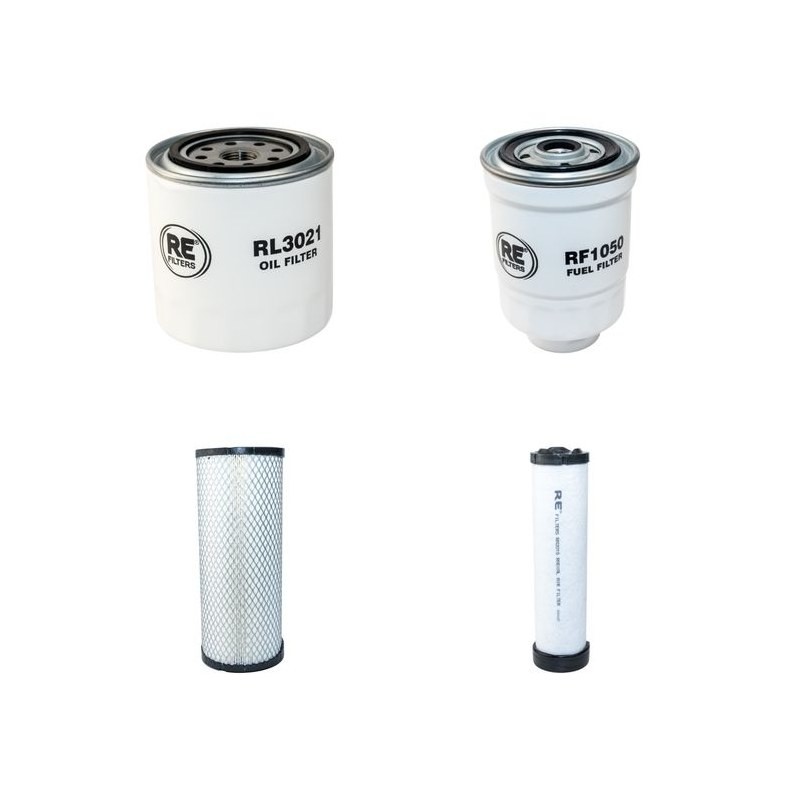 SCHAEFFER 460 T Filter Service Kit Air Oil Fuel Filters w/Kubota V 2003 Eng.