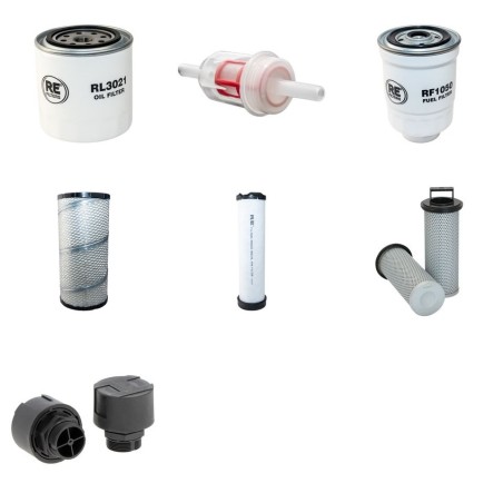 SCHAEFFER 570T Filter Service Kit w/Kubota V 3300 Eng.