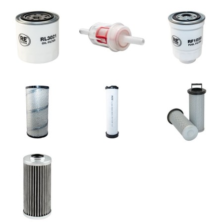 Schaeffer 870T Filter Service Kit W/Kubota V3300TE Engine
