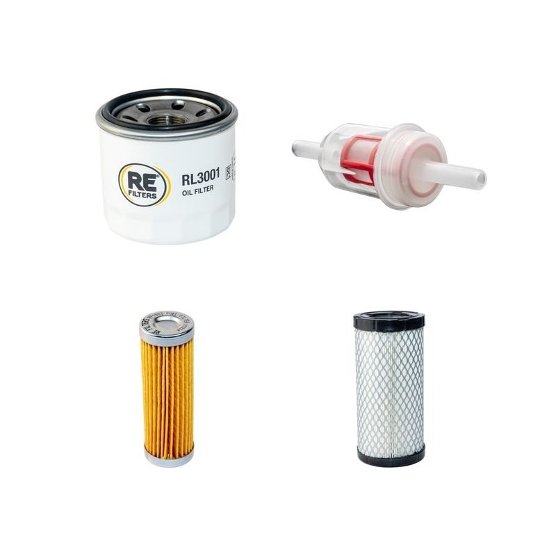 SCHAEFFER 2021 Filter Service Kit Air Oil Fuel Filters w/Kubota Eng.