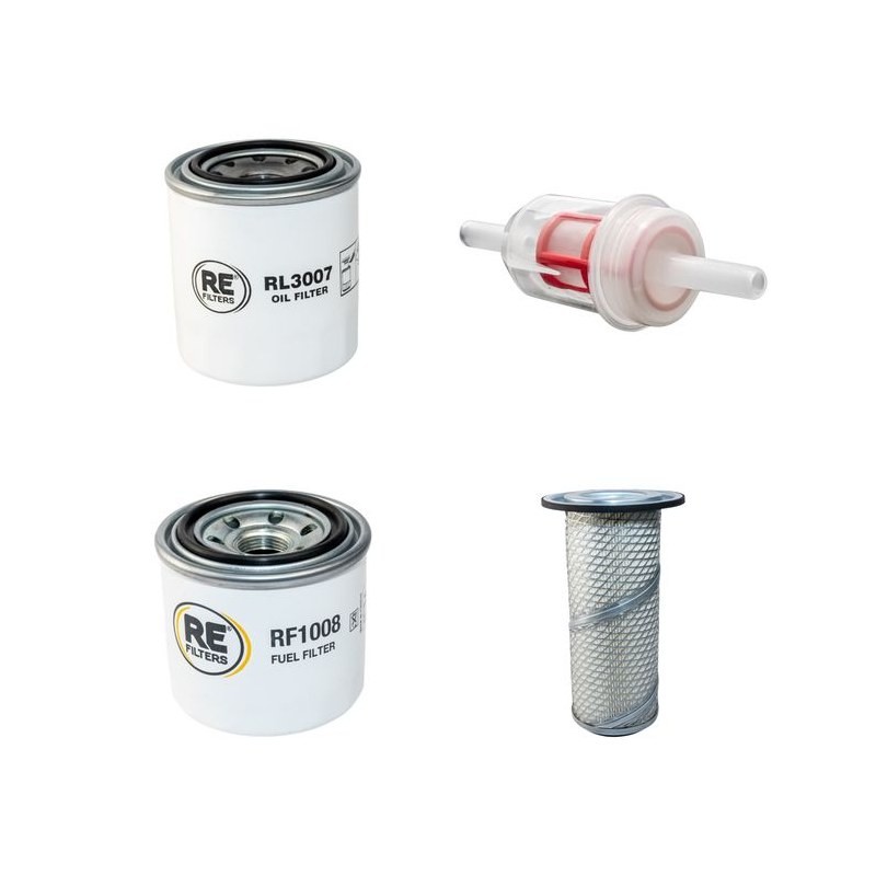 SCHAEFFER 2026 Filter Service Kit Air Oil Fuel Filters w/Kubota D 1105 Eng.