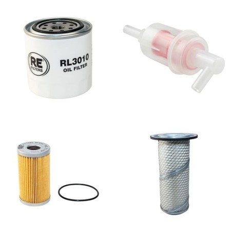 SCHAEFFER 2033 Filter Service Kit Air Oil Fuel Filters w/Kubota D 1403 Eng.