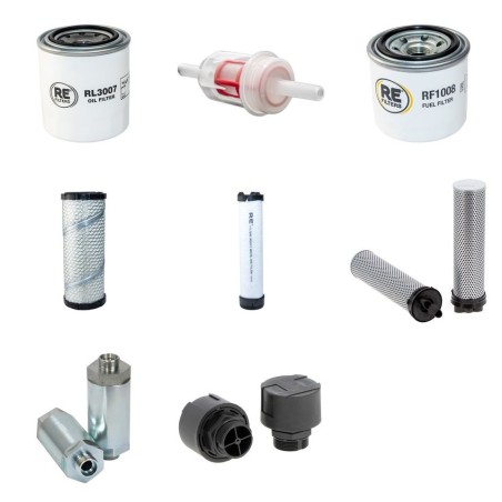 SCHAEFFER 3345 Filter Service Kit w/Kubota V 1505-T Eng.