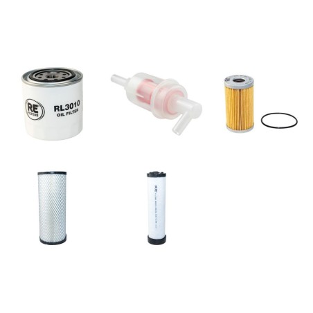 SCHAEFFER 3360 Filter Service Kit Air Oil Fuel Filters w/Kubota V 2403M-T Eng.