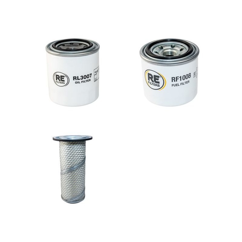 SCHAEFFER 3385 Filter Service Kit w/Kubota V 1505-T Eng. Air, Oil, Fuel Filters
