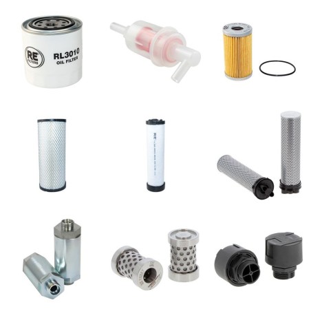 SCHAEFFER 3550 T (SLT) Filter Service Kit w/Kubota V 2403M Eng.