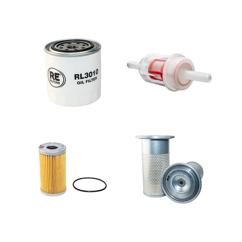 Schaeffer 4042 Filter Service Kit - W/Kubota V1903 Eng - Air, Oil, Fuel Filters