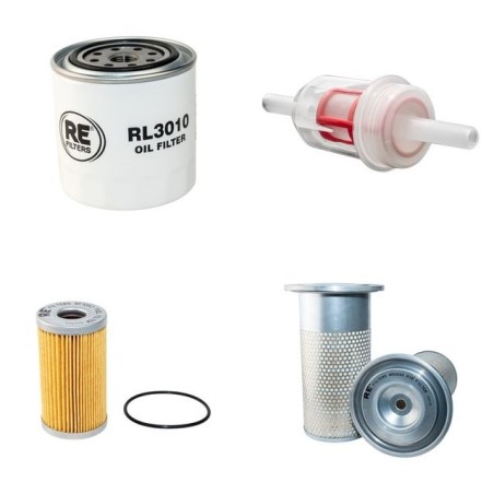 Schaeffer 4042 Filter Service Kit - W/Kubota V1903 Eng - Air, Oil, Fuel Filters