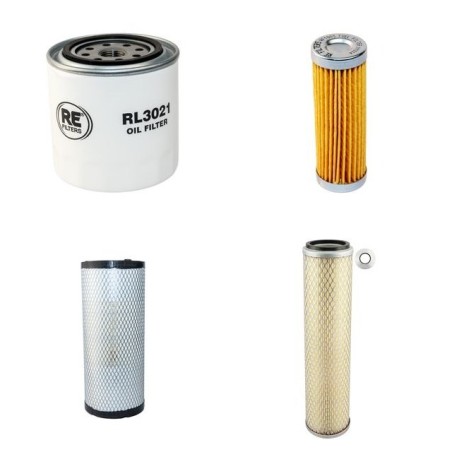 SCHAEFFER 4580 T Filter Service Kit Air Oil Fuel Filters w/Kubota V3307DI Eng.   YR  2013