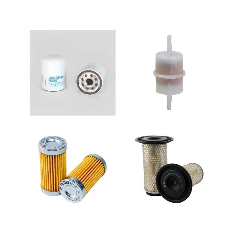 SHIBAURA GT 161 HST Filter Service Kit Air Oil Fuel Filters w/E 673 Eng.