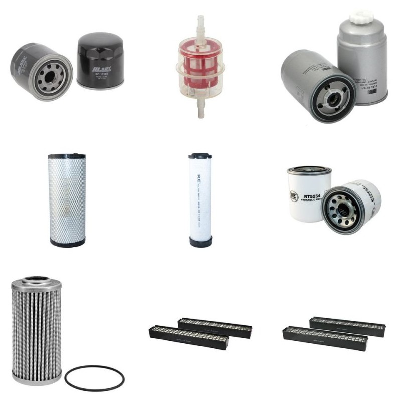STEYR 4075 KOMPAKT Filter Service Kit w/NEW HOLLAND F5C Eng.   YR  2008-