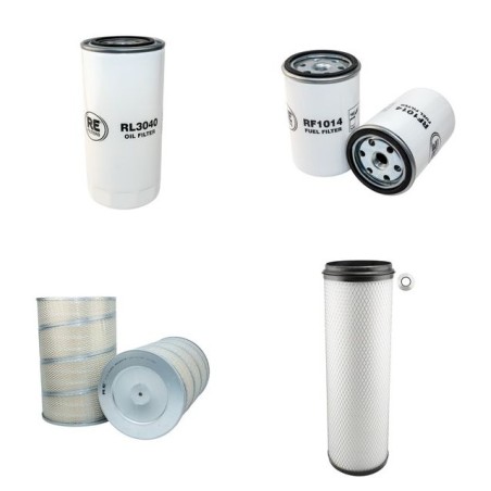 STOLL V 300SF Filter Service Kit Air Oil Fuel Filters w/MWM TBD226 Eng.